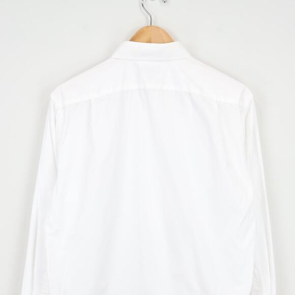 J.Crew Men's Ludlow Slim Premium Fine Cotton Dress Shirt Size 16/34 White - Picture 7 of 8